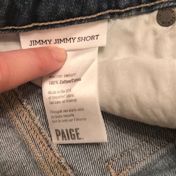 PAIGE Denim Shorts - Picture 7 of 13
